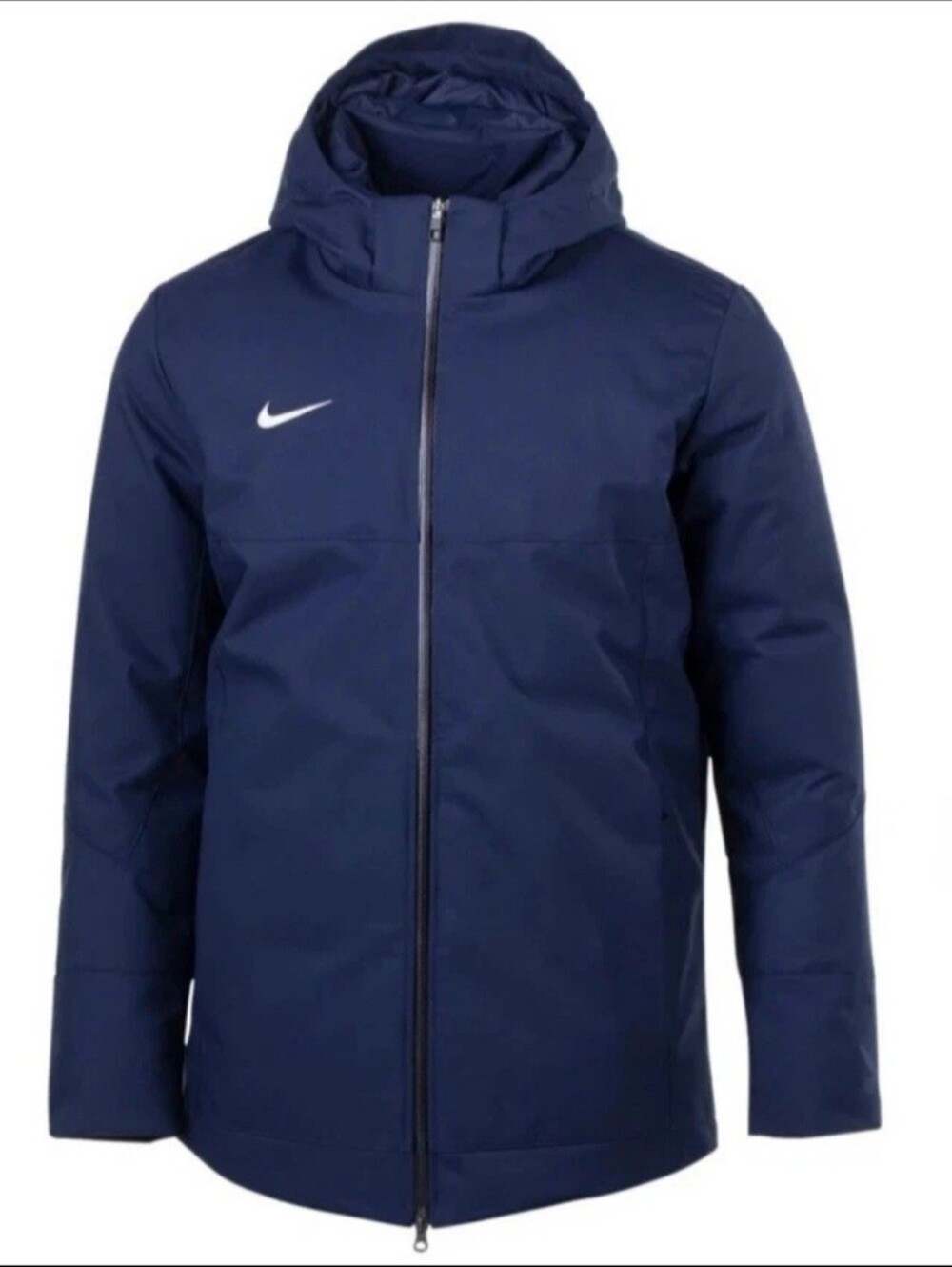 Nike 550 Down Hooded Parka Team Issue Navy Blue Jacket Size XL DJ6526-419